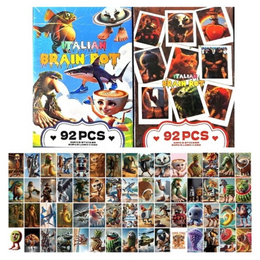 

Italian Brainlot Photocard 1 pack (92 cards) Italian Brainlot Card Game Character Cards