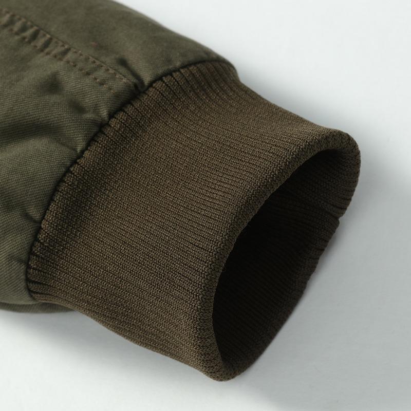 Men's jacket Spring and autumn stand-up collar tooling Thin color jacket Large size casual men's clothing