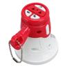 3 Stück Mini-Megafon-Spielzeug für Kinder, lustiger Musik-Lautsprecher-Schlüsselanhänger mit eingebauten Liedern, Rollenspiel-Spielzeug-Requisite für Kinder, Rot