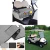 Golf Cart Seat Cover With Four Front Pockets And Nonslip Base For Outdoor Golfing