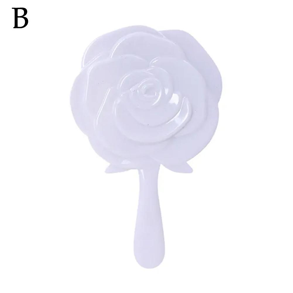 Retro Rose Blume Form 3D Stereo Kosmetik Make-up Kompaktspiegel 4 Farben zur Auswahl Handspiegel Kompaktspiegel Weihnachtsgeschenke