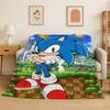 Classic Game S-Sonic Cartoon Soft Flannel Throw Blanket,Cozy Blanket for Bed,Couch,Sofa,Bedroom,Living Room,Travel,Picnic Kids