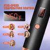 3 IN 1 1.5 Inch Curling Iron Brush LCD Display Heated Round Brush  Straight and Curly Hair