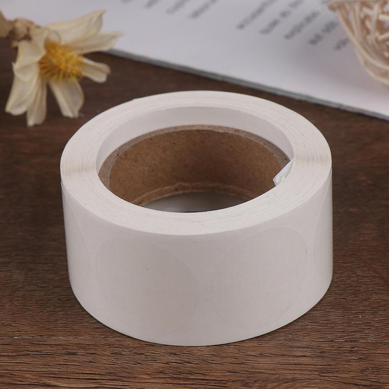 500 Buc/Rola Autocolant Transparent Scrapbooking Pentru Pachet Plic Sigilii Etichete Autocolant