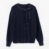 Mom's New Spring Style: Elegant Long-Sleeve Knit Top for Middle-Aged Women
