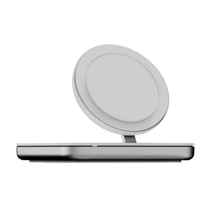 Station de charge sans fil - LNQ - 15W MagSafe & Qi - Aluminium - Support articulé vertical/horizontal