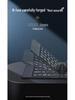 Compact Triple-System Folding Bluetooth Keyboard with Silent Typing and Rechargeable Battery