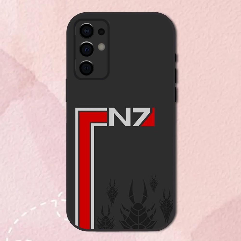 N7 M-Mass Effect Game Phone Case For Samsung S24,S21,S22,S23,S30,Ultra,S20,Plus,Fe,Lite,Note,10,9,5G Black Soft Shell