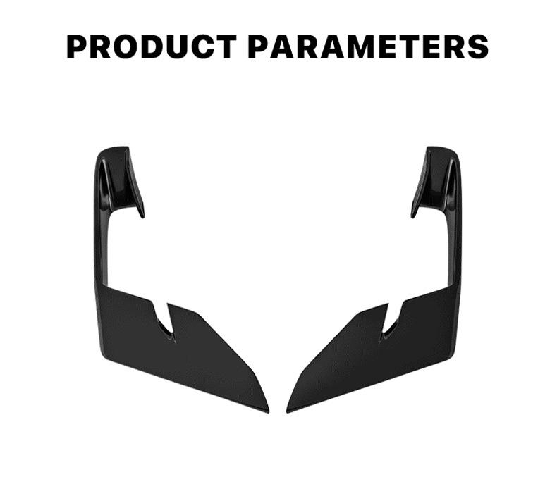 Modified Wind Deflector for Kawasaki ZX-6R/ZX-636 2023-2025 Motorcycle Fairing