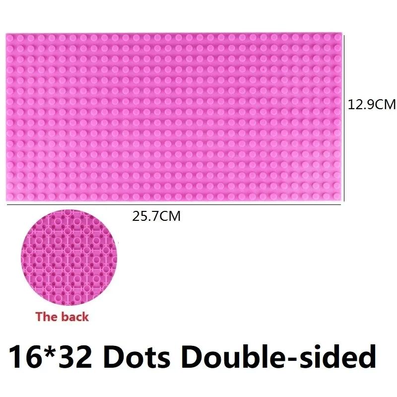 32x32 32x16 Dots Classic Building Blocks Base Plate MOC DIY Plastic Colorful Classic Brick Compatible for City Figures Kids Toy