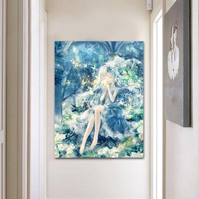 Diamond Painting Kreuzstich Rund Voll Diamant Stickerei Feenmädchen Blumen Bild Strasssteine