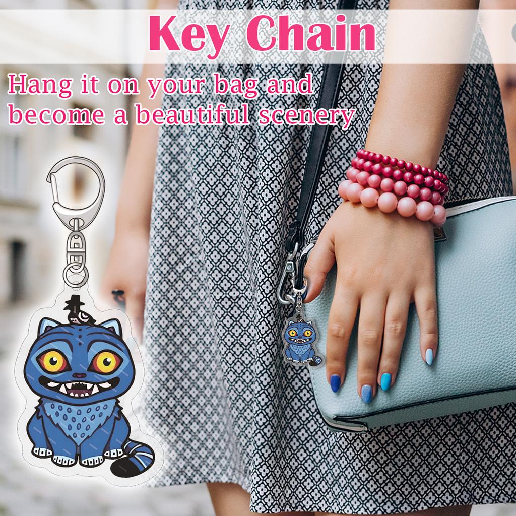Acrylic Keychain Pendant – Cute Decorative Gift For Student Backpacks