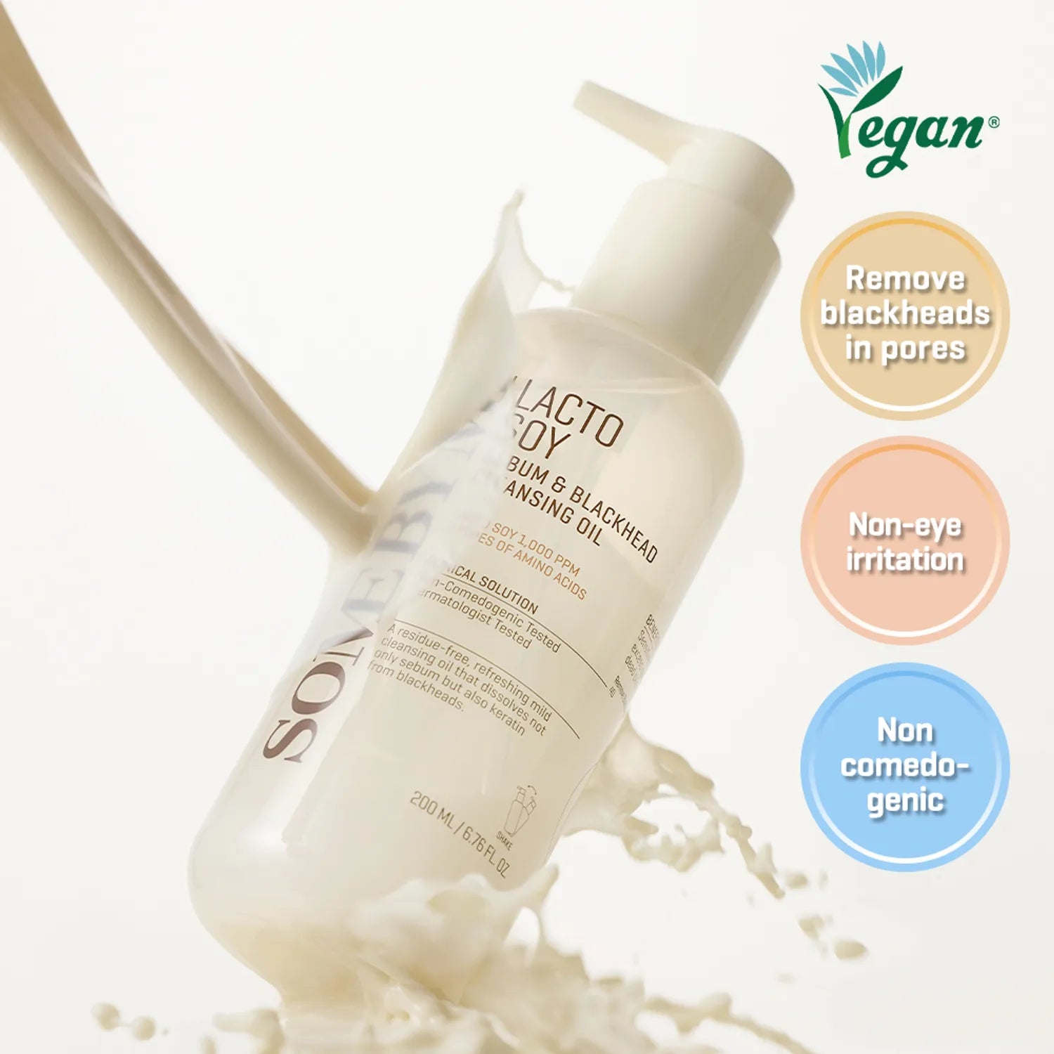 SOME BY MI Lacto Soy Sebum & Blackhead Cleansing Oil 200ml 200ml