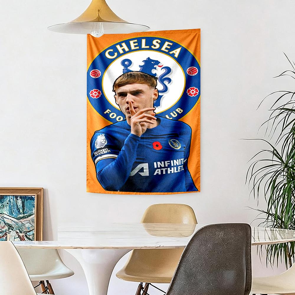 Chelsea Football Club Fans Wall Decor Tapestry Art For Pet Memorial Birthdaywedding Party Backdrop Family Gift