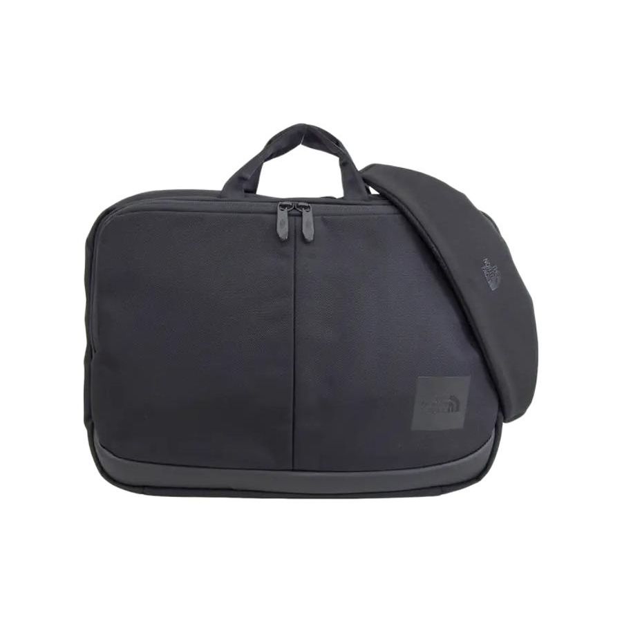 The North Face Logo Print Zipper Messenger Bag Unisex Messenger Bag Black NN2PL02A Black