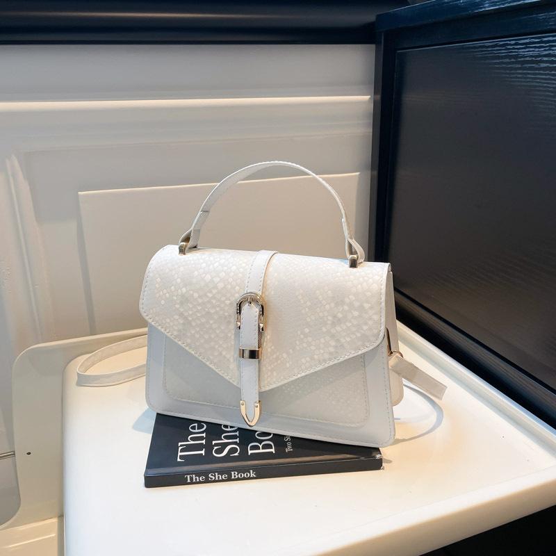 

Bag women s new fashion versatile casual style women s handbag shoulder bag messenger bag білий