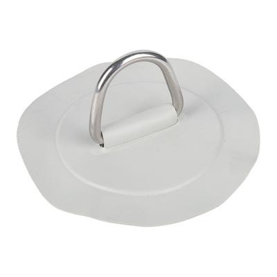 6in D Ring Pad Patch PVC Stainless Steel for Inflatable Boat Raft Kayak Canoe Surfboard