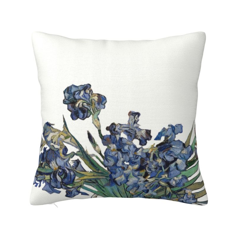 Nordic Vincent Van Gogh Twelve Sunflowers In A Vase Mask Cushion Cover Soft Art Flowers Painting Throw Pillow Case Home Decor