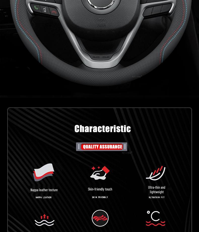 Lenkradgriffabdeckung für Jeep Compass, Renegade, Commander und Cherokee.