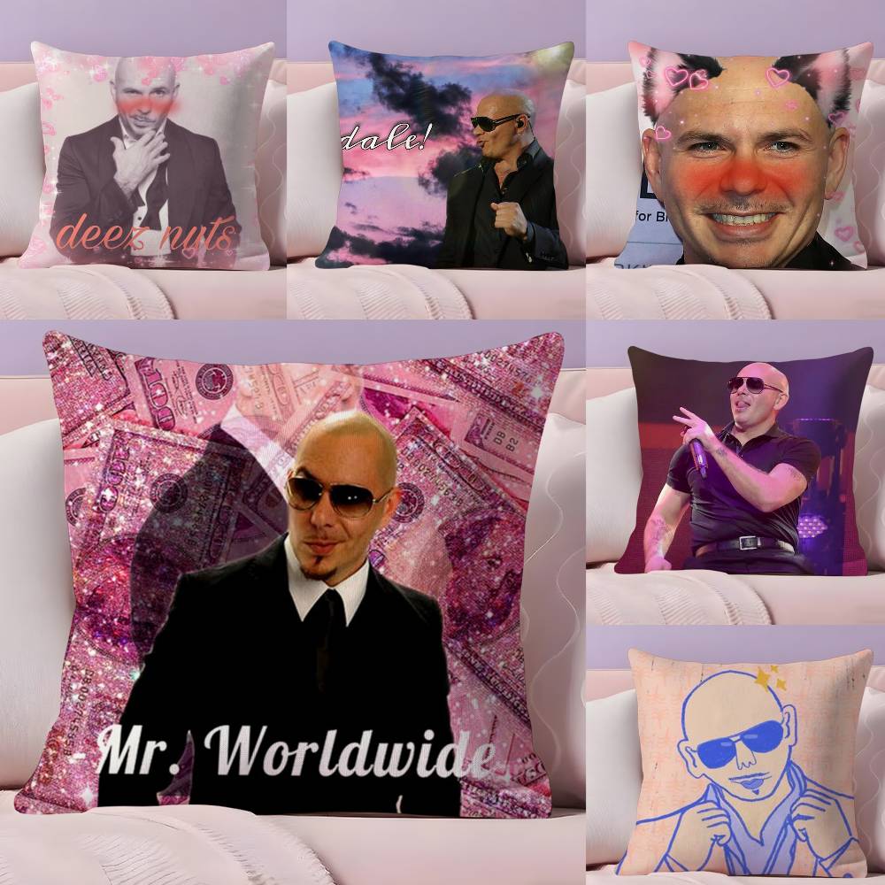 Panika Chen Unisex Rapper Singer P-Pitbull Pillow Case Ultra Soft Skin Friendly Fabric Cloud Like Comfort & Concealed Zipper