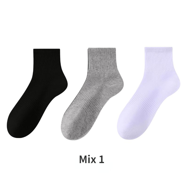 

95% чесаный хлопок носки мужские деловые длинные спортивные носки мягкие дышащие весенне-летние цветные носки для мужчин 3 пары/лот EU39-44