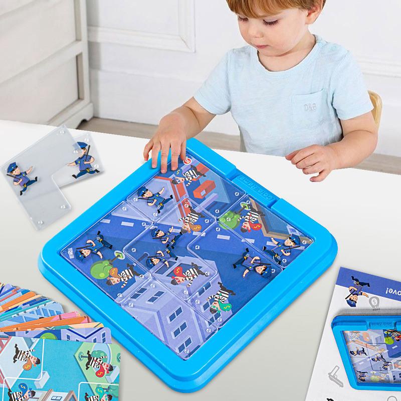 Toy Puzzle Nonelectric Kid Police Thief Themed Brain Game Children Gift Festival