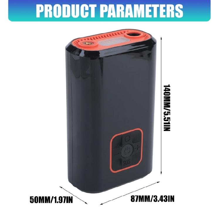 Vehicle Tire Inflator with Digital Screen and Button Control, Electric Air Compressor for Car and Motorcycle Users