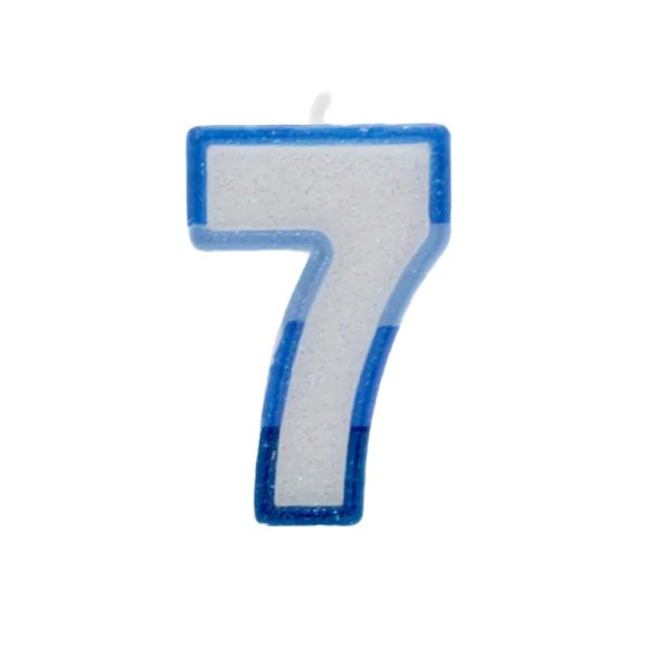 Apac Number 7 Candles (Pack of 6)