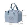 Borsa termica moderna e minimalista per il pranzo per studenti e lavoratori d'ufficio con manico impermeabile