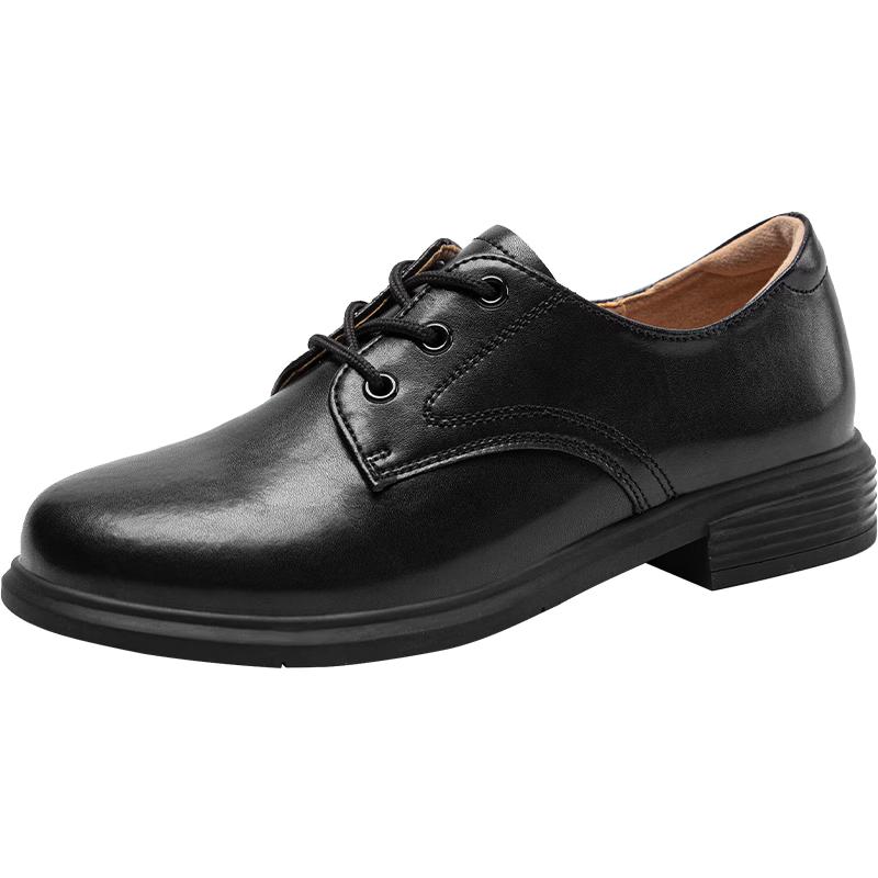 ZHR Women s British Style Lace-Up Leather Brogues M