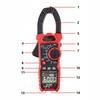 Multimeter Clamp Meter Lcd Display Led Flashlight Batteries Case Accessories