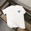 2026 New Bestselling Korean Street Pure Cotton Cartoon Printed Round Co Mfortable And Loose Unisexs And Unisexs Tshirts Tops
