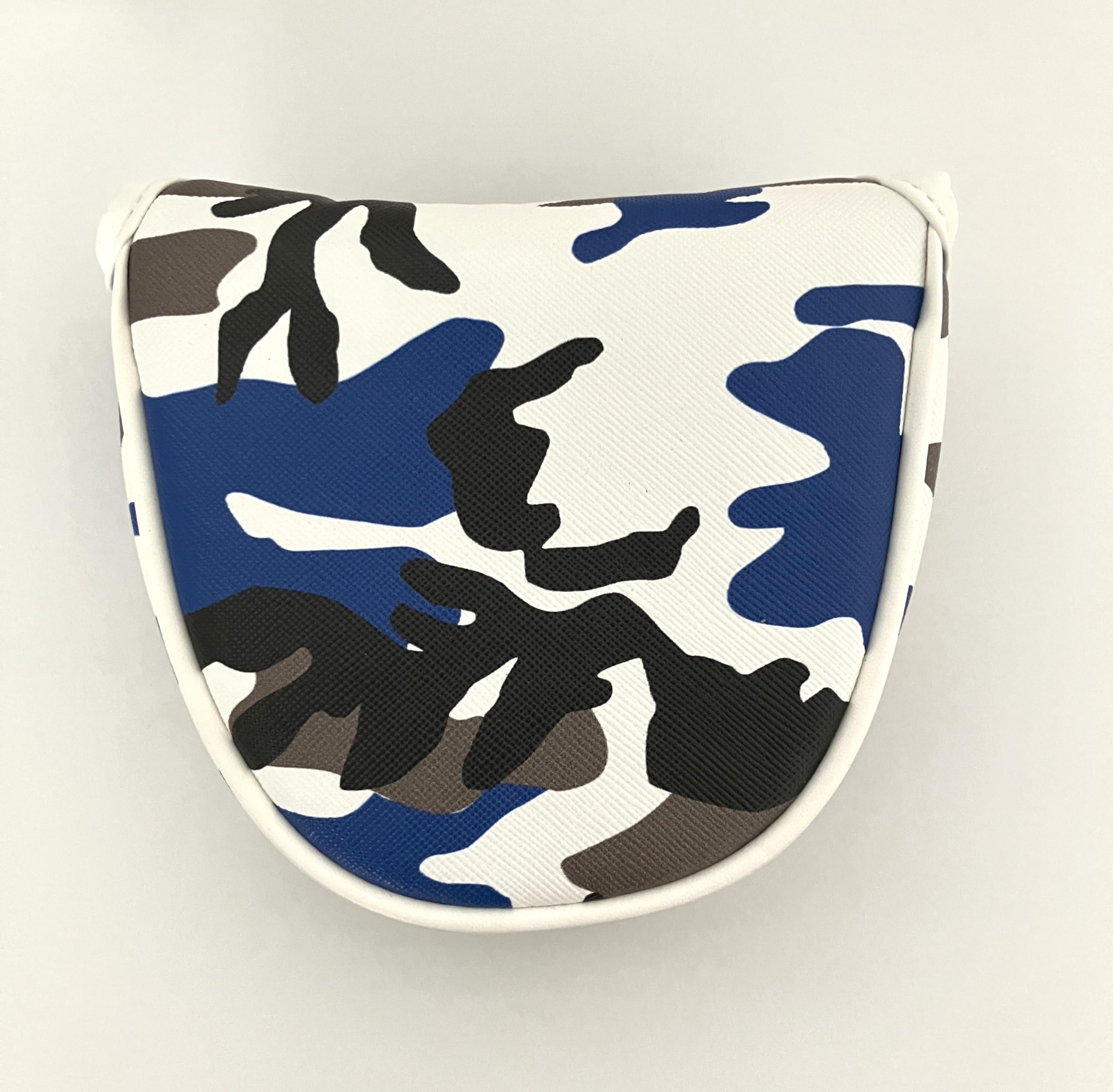 

Mallet type putter cover, compatible with 2 balls, camouflage pattern, 3 colors to choose from (blue)