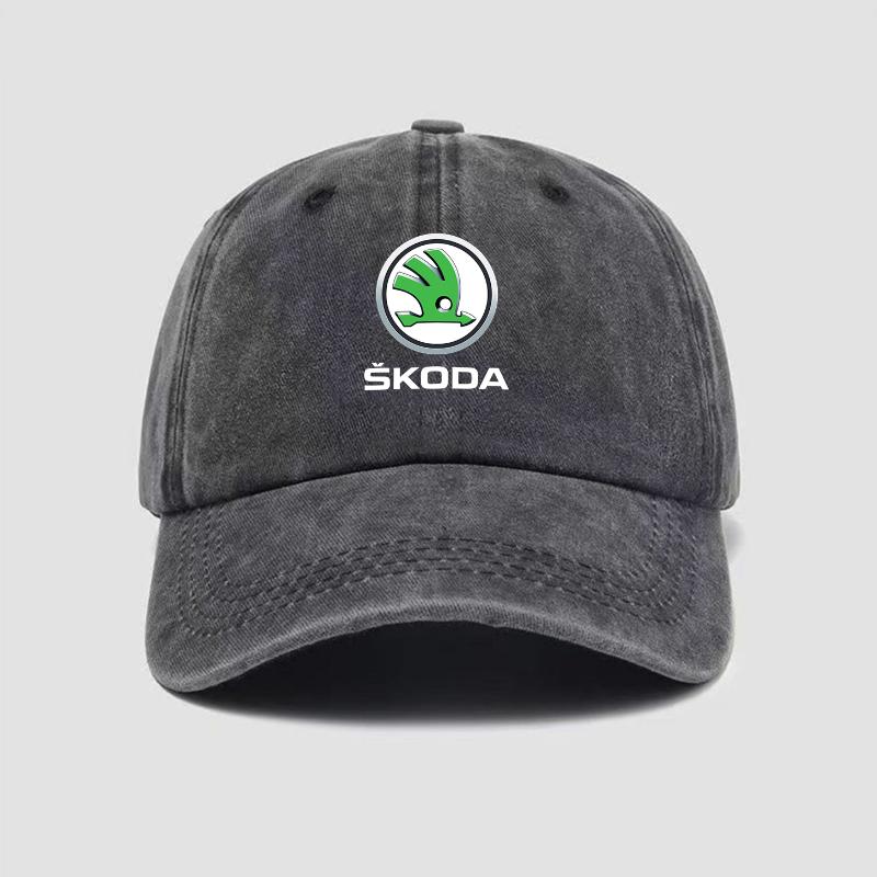 JKFB8 Cappellino da Baseball alla Moda con Visiera Cappello da Sole Unisex Regolabile Cappello Parasole Per Skoda Octavia 2 A5 A7 Superb Rapid Yeti Kodiaq Fabia