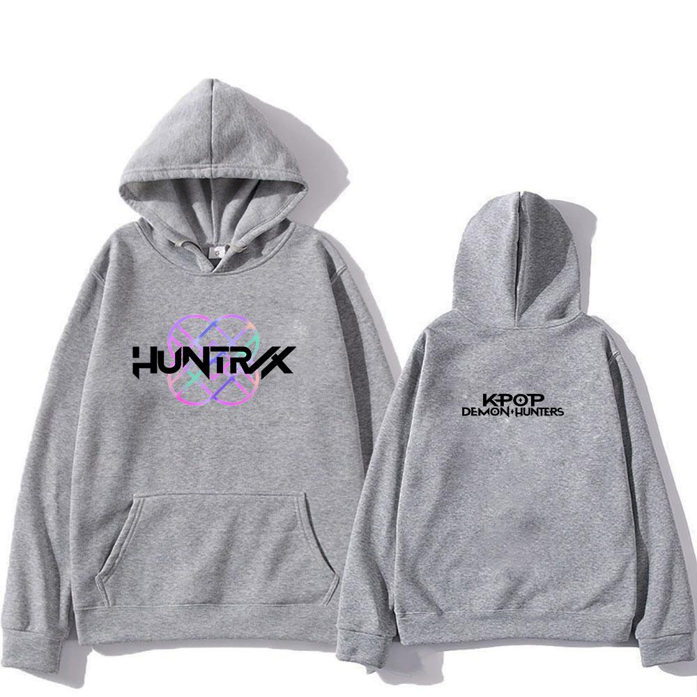 Huntrix Girl Hoodie 2025 Movie Demon Hunters Fashion Men/women Hoodies Harajuku Winter Clothes Pullover Sweatshirt Vintage