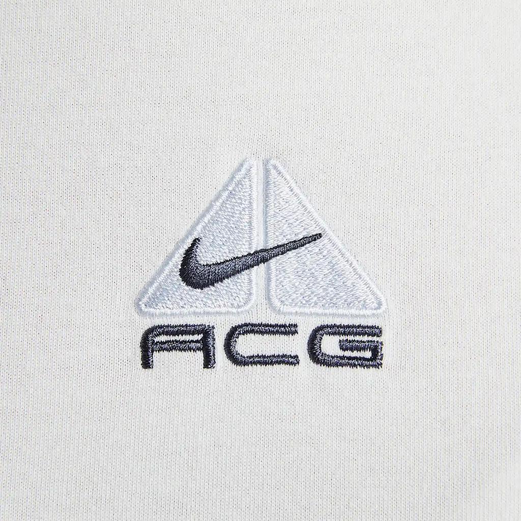 Nike ACG Dri-Fit Round Neck Quick-Dry Fashion Short Sleeve T-Shirt Women Tops Mountain-White HM6085121