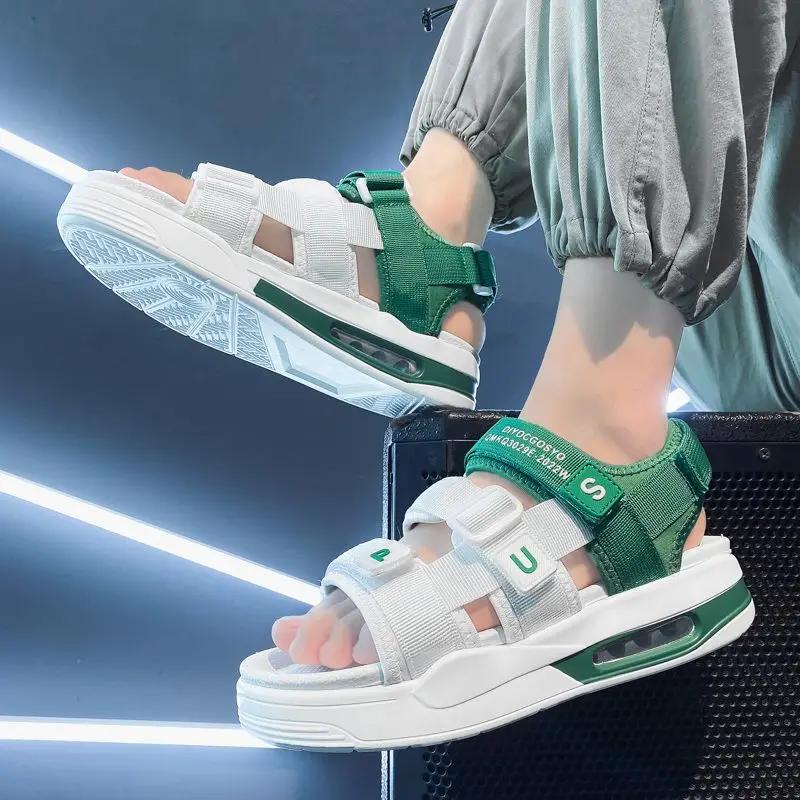 Fashion Height Men's Sandal Non-slip Breathable with Platform Luxury 2025 Clearance Sale Open Toe In Welcome Deal On Offer Pvc Male Shoe