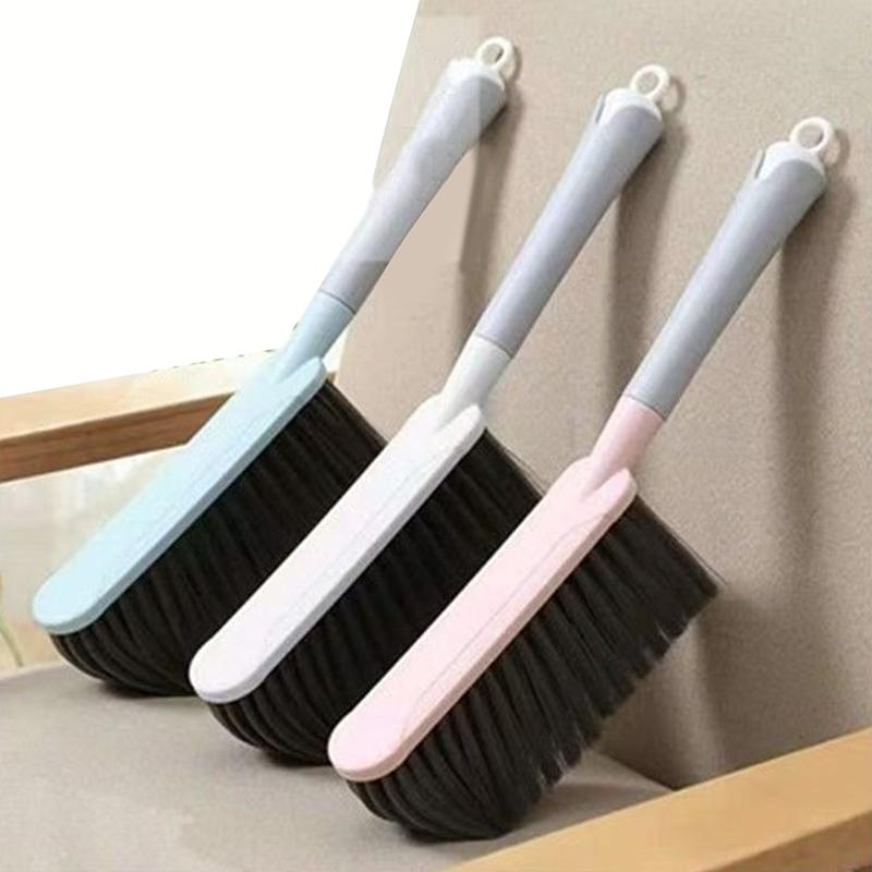 Bed Sweeping Brush Household Bedroom Cleaning Artifact Long Handle Sofa Carpet Dusting Soft Bristle Brush Cute Bed Broom