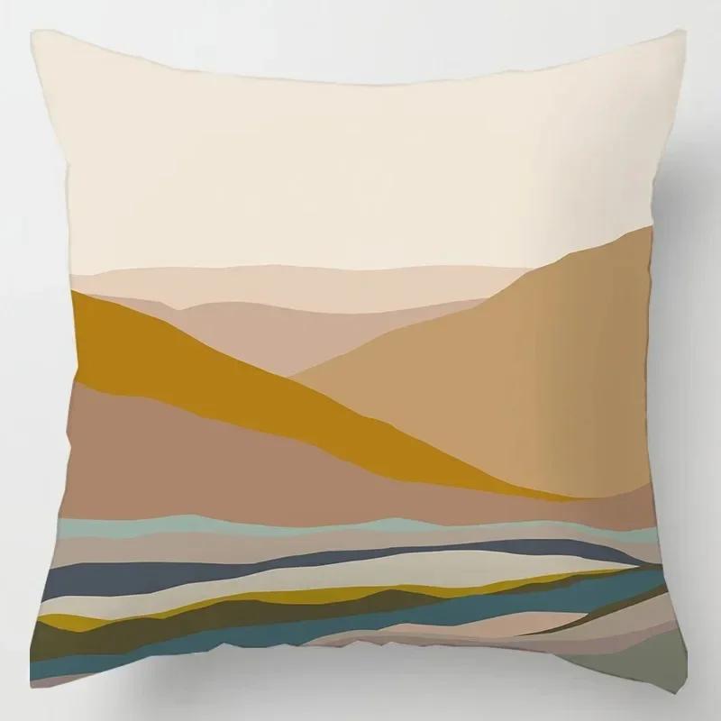 Luxuriöse Heimdeko Kissenbezug Auto Wohnzimmer Sofa Kissenbezug Geometrisches Blatt Einfaches Muster Kissenbezug