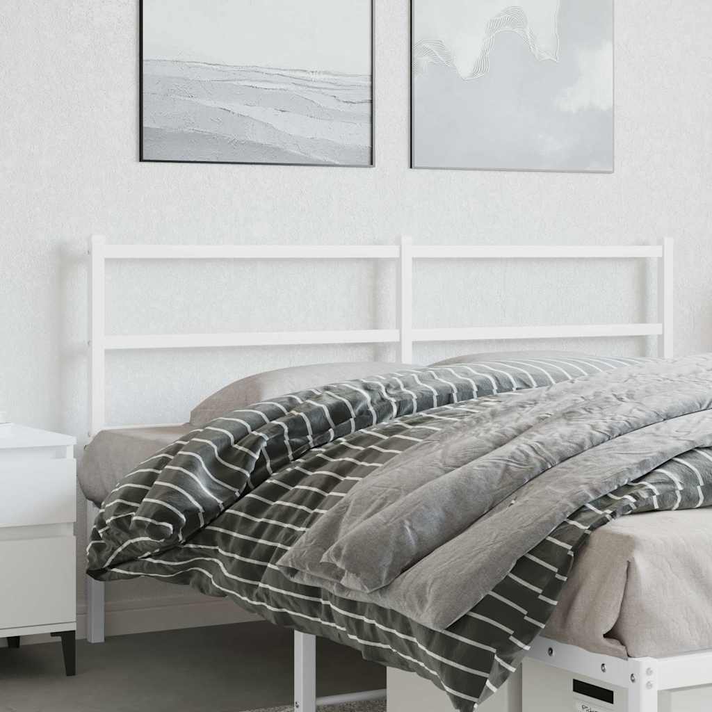 Replacement Headboard Metal White 150 Cm