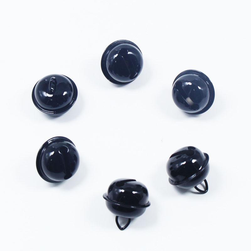 22mm Candy Color Enamel Metal Bells - Christmas Ornaments, DIY Pet Accessories, Keychain Pendants