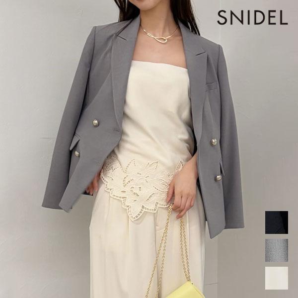 New item 10% OFF SNIDEL Outerwear 26 Spring/Summer Sustainable Double Breasted Jacket Long Sleeve Office Haori swfj261077
