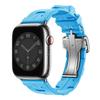 Kilim Single Tour Strap For Apple Watch Band 45mm 44mm 42mm 41mm 38mm Folding Buckle Silicone Bracelet iWatch Ultra 2 49mm