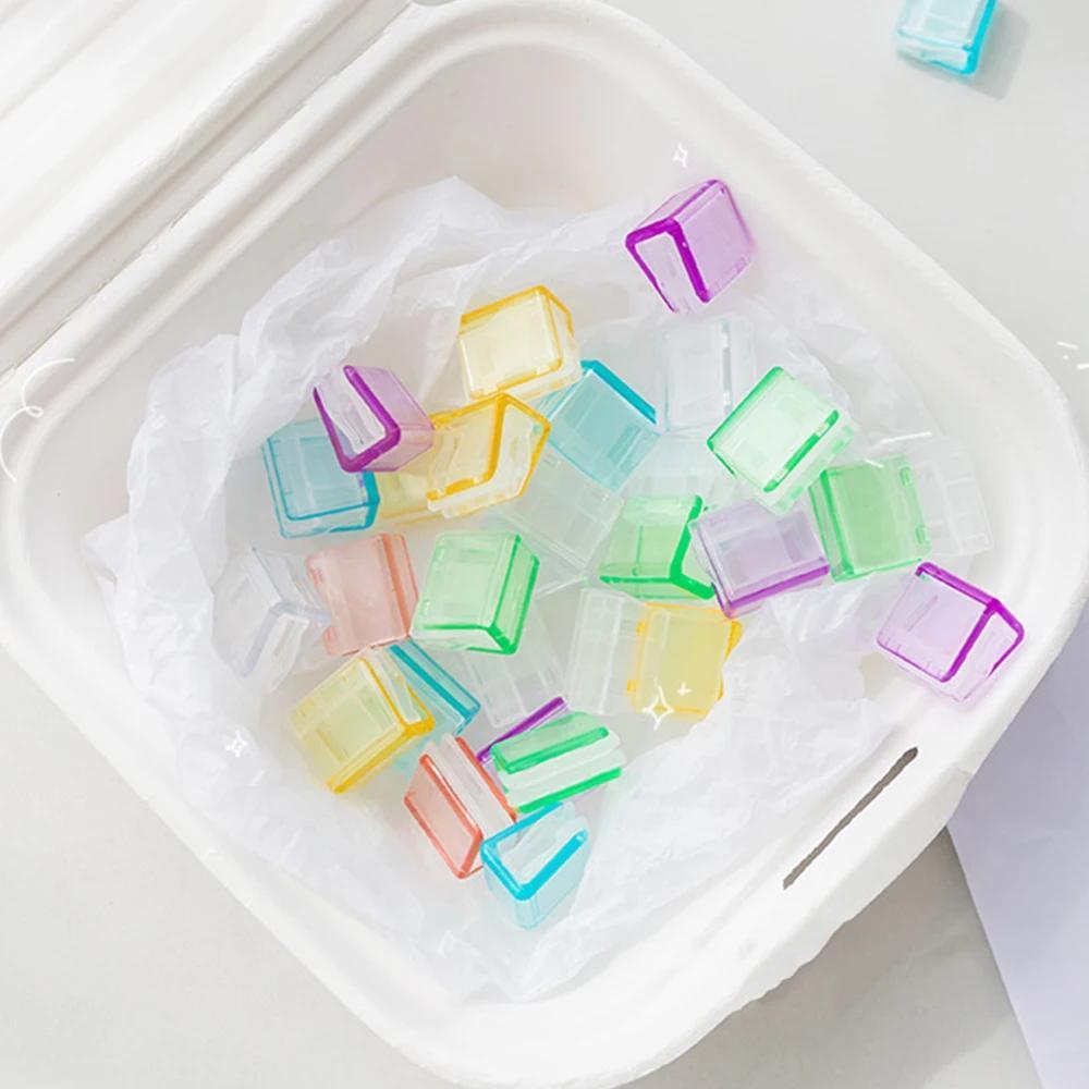 30 Mini Colorful Transparent Paper Clips - The Perfect Choice for Office And School Documents, Bookmarks, And Page Markers