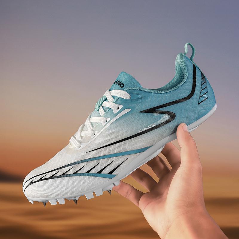 Men Sprint Shoes Professional Running Athletic Long Jump Light weight Track Spike Soft Field Non Slip Nails Race Racing Match