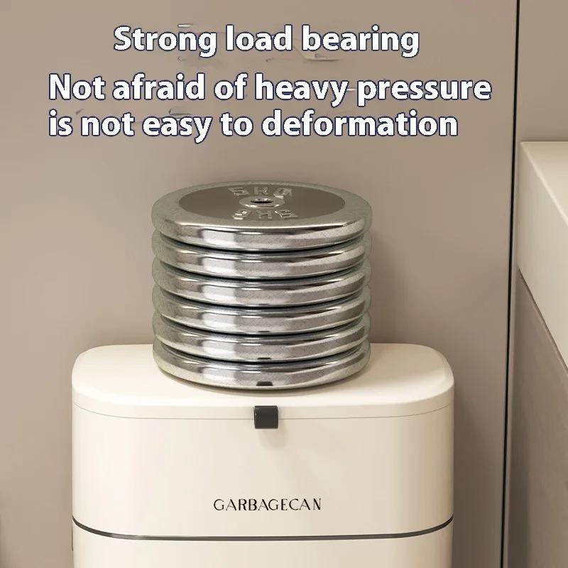 Kitchen Trash Can Multi-layer Dry Wet Separation Garbage Storage Bin Large Press-type Paper Basket with Pulleys Home Supplies