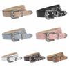 Rivet Western Studded Belt Solid Color Star Waistband Harajuku Y2K Punk Belt  Nightclub Party