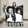 RIP Gloria Steinem  Accessories Blanket Soft Fleece  Throw Blanket Relax Plush Thin Quilt