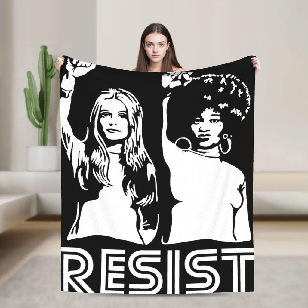 RIP Gloria Steinem Accessories Blanket Soft Fleece Throw Blanket Relax Plush Thin Quilt