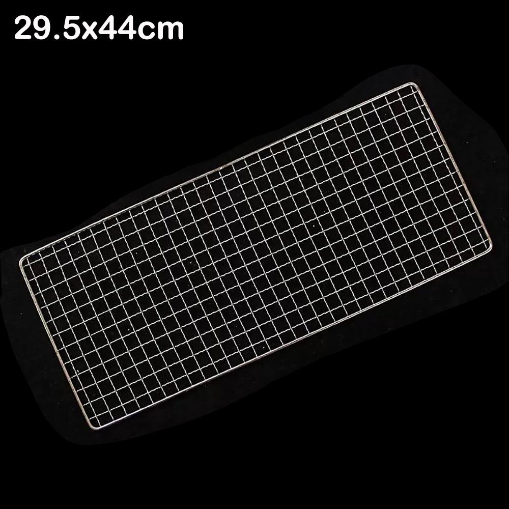Stainless Steel BBQ Roasting Rack Reusable Baking Cooling Rack Grilling Net  Outdoor Barbeque Oven